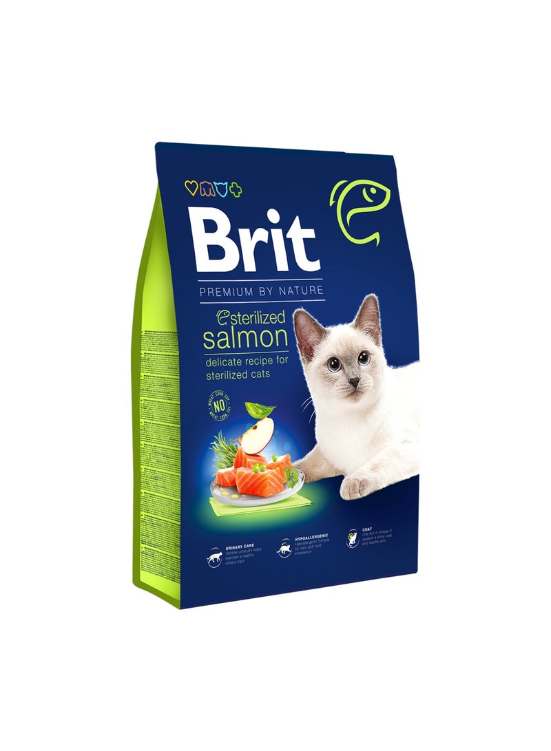 BRIT PREMIUM BY NATURE CAT STERILIZED 1.5KG SALMON